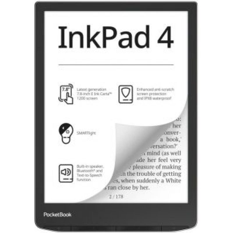 Pocketbook E-grāmata POCKETBOOK  E-Reader||InkPad 4|7.8