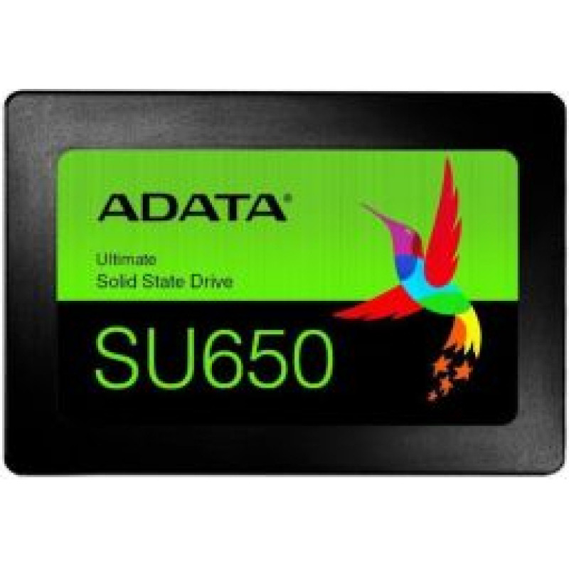 Adata Cietais disks SSD ADATA  SSD||SU650|512GB|SATA 3.0|Write speed 450 MBytes/sec|Read speed 520 MBytes/sec|2,5