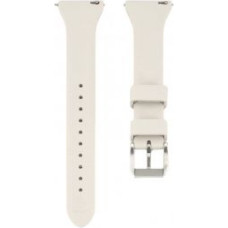 Connect Siksniņa Connect  20mm T-buckle Silicone Loop Watch Strap (130mm M/L) Silver