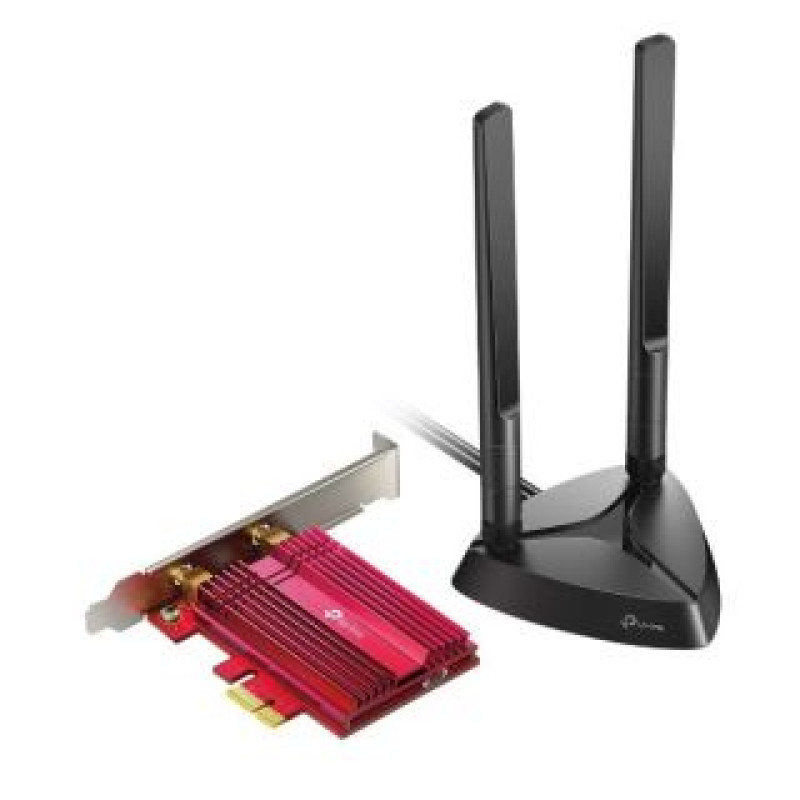 Tp-Link Parveidotājs TP-Link  AX3000 Wi-Fi 6 Bluetooth 5.0 PCIe Adapter TX3000E 2.4GHz/5GHz, Antenna type 2xHigh-Gain External Antennas, 574+2402 Mbit/s