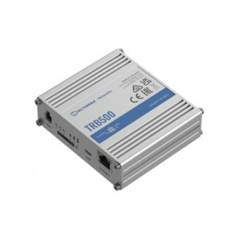 Teltonika Rūteris Teltonika  Industrial 5G Gateway | TRB500 | No Wi-Fi | Mbit/s | 10/100/1000 Mbps Mbit/s | Ethernet LAN (RJ-45) ports 1 | Mesh Support No | MU-MiMO Yes | Antenna type SMA for Mobile