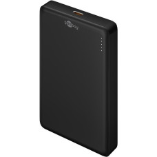 Goobay Ārējais akumulators Goobay  Magnetic Wireless Power Bank | 70183 | 10000 mAh | USB-C | Black