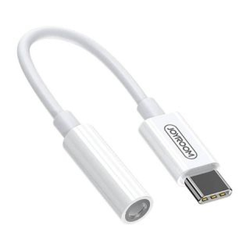 Joyroom Parveidotājs Joyroom  Digital Audio Adapter to USB-C 3.5mm Joyroom SH-C1 (white)