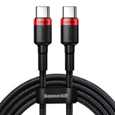 Baseus Kabelis Baseus  Baseus CATKLF-AL91 USB-C - USB-C PD QC cable 100W 5A 480Mb/s 2m - black and red