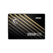 MSI Cietais disks SSD MSI  SSD||SPATIUM S270|240GB|SATA|3D NAND|Write speed 400 MBytes/sec|Read speed 500 MBytes/sec|2,5