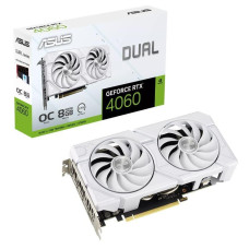 Asus Grafiskās karte / Video kartes Asus  VGA PCIE16 RTX4060 8GB/RTX4060-O8G-EVO-WHITE