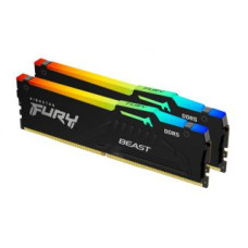 Kingston Operatīv atmiņa DDR4 Kingston  Fury Beast 16GB DDR5, 6000 MHz, CL36, 288-Pin, DIMM Kit (8GB x 2)