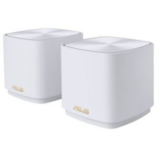 Asus Rūteris Asus  EU+UK 2PK Router ZenWiFi XD5 802.11ax, 574+2402 Mbit/s, 10/100/1000 Mbit/s, Ethernet LAN (RJ-45) ports 1, MU-MiMO Yes, No mobile broadband, White