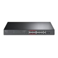 Tp-Link Nevadāms centrmezgls TP-Link  Switch||Desktop/pedestal|16x10Base-T / 100Base-TX|2x10/100/1000BASE-T/SFP combo|PoE+ ports 16|192 Watts|TL-SL1218MP