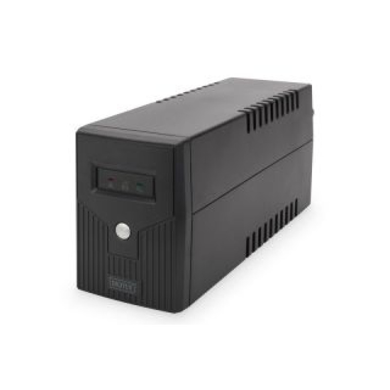 Digitus Serveri Digitus  Line-Interactive UPS DN-170063, 600VA, 360W, 1x 12V/7Ah battery, 2x CEE 7/7 outlet, 2x RJ-11, 1x USB 2.0 type B, LED, Simulated Sine Wave, 298x101x142mm, 4.35kg