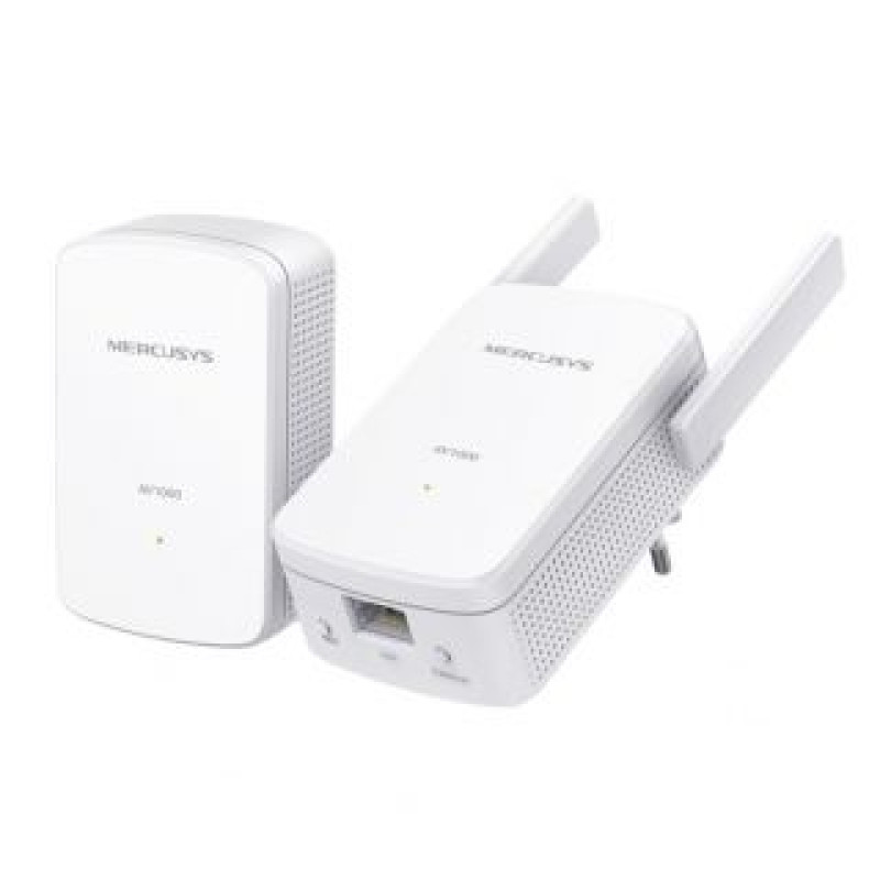 Mercusys Rūteris MERCUSYS  AV1000 Gigabit Powerline Wi-Fi Kit MP510 KIT 1000 Mbit/s, Ethernet LAN (RJ-45) ports 1, 802.11n