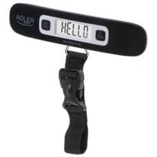 Adler Ķermeņa svari Adler  | Travel Luggage Scale | AD 8190 | Maximum weight (capacity) 50 kg | Accuracy 10 g | Black