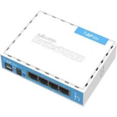 Mikrotik Rūteris Mikrotik  Access Point||IEEE 802.11 b/g|IEEE 802.11n|4x10Base-T / 100Base-TX|RB941-2ND