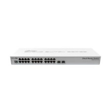 Mikrotik Nevadāms centrmezgls Mikrotik  NET ROUTER/SWITCH 24PORT 1000M/CRS326-24G-2S+RM