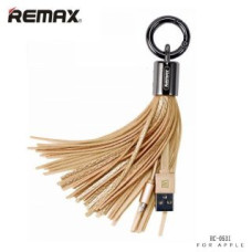 Remax Kabelis Remax Apple Tassels Ring  Data Cable for Lightning Gold