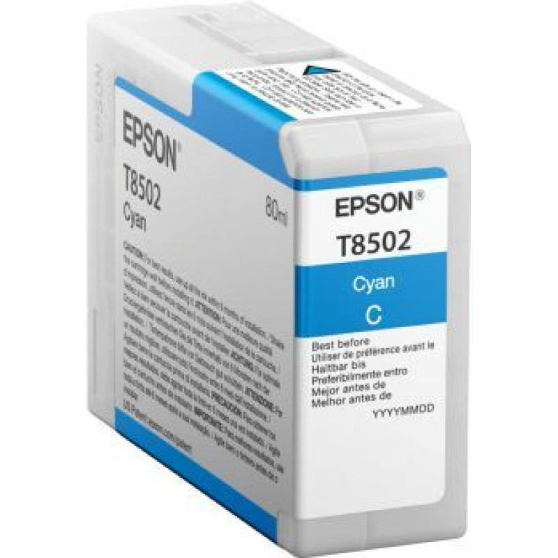 Epson Aksesuāri un izejmateriāli EPSON  T8502 Ink Cartridge, Cyan