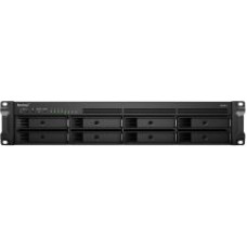 Synology Zibatmiņa Synology  Rack NAS RS1221+ Up to 8 HDD/SSD Hot-Swap, Ryzen V1500B Quad Core, Processor frequency 2.2 GHz, 4 GB, DDR4, RAID 0,1,5,6,10,Hybrid, 4x1GbE, 2xUSB 3.2 Gen 1, 1x eSATA, 1x PCIe