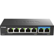 D-Link Serveru  - Citi piederumi D-link  7-Port Multi-Gigabit Unmanaged Switch DMS-107/E Unmanaged, Desktop