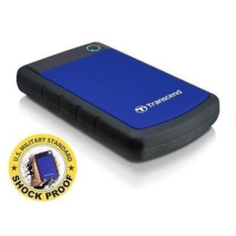 Transcend Cietais disks HDD Transcend  External HDD||StoreJet|2TB|USB 3.0|Colour Blue|TS2TSJ25H3B