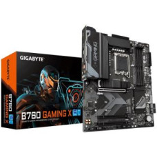 Gigabyte Pamatplate Intel procesorsiem Gigabyte  Mainboard||Intel B760 Express|LGA1700|ATX|Memory DDR5|Memory slots 4|2xPCI-Express 3.0 16x|1xPCI-Express 4.0 16x|3xM.2|1xHDMI|1xDisplayPort|5xUSB 2.0|2xUSB 3.2|1xUSB-C|1xRJ45|6xAudio port|B760GAMINGX