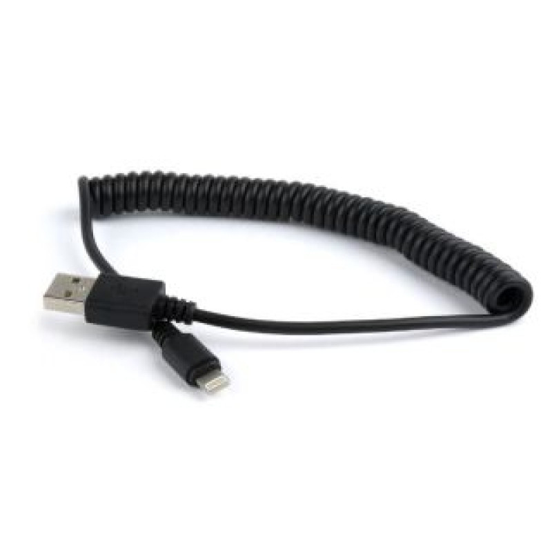 Gembird Kabelis Gembird  CABLE LIGHTNING TO USB2 1.5M/SPIRAL CC-LMAM-1.5M