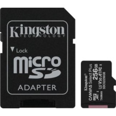 Kingston Cita datorprece Kingston  MEMORY MICRO SDXC 256GB UHS-I/W/ADAPTER SDCS2/256GB