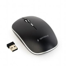 Gembird Datora pele Gembird  MOUSE USB OPTICAL WRL BLACK/SILENT MUSW-4BS-01