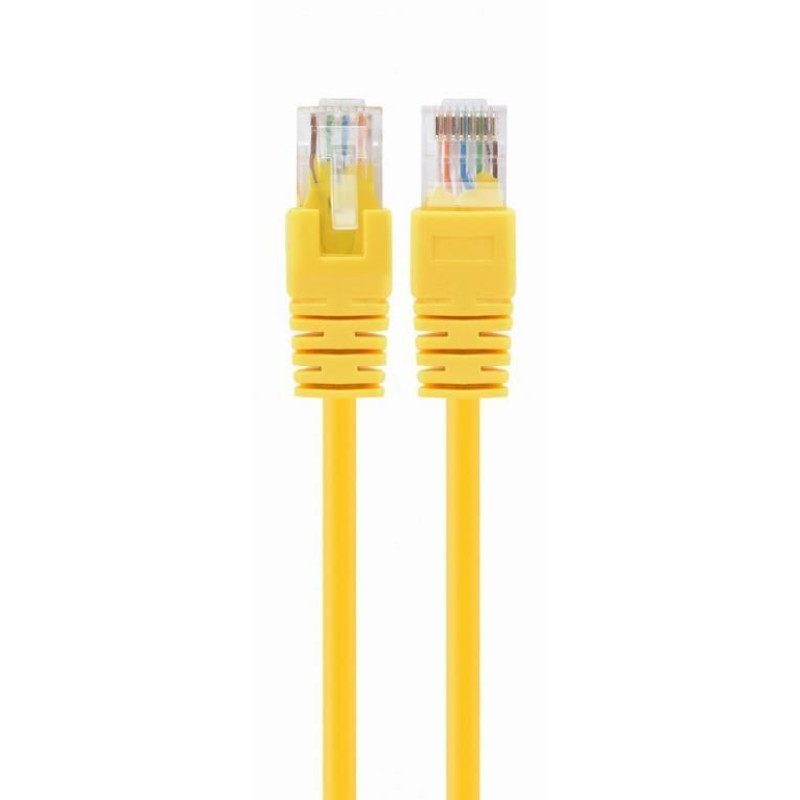 Gembird Nevadāms centrmezgls Gembird  PATCH CABLE CAT5E UTP 0.25M/YELLOW PP12-0.25M/Y