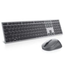 Dell Datora tastatūra Dell  Premier Multi-Device Keyboard and Mouse   KM7321W Wireless, Batteries included, US, Titan grey