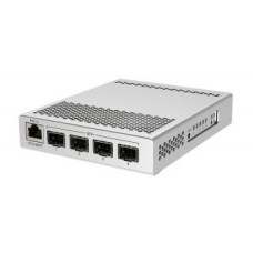 Mikrotik Nevadāms centrmezgls Mikrotik  Switch||1x10Base-T / 100Base-TX / 1000Base-T|4xSFP+|PoE ports 1|CRS305-1G-4S+IN