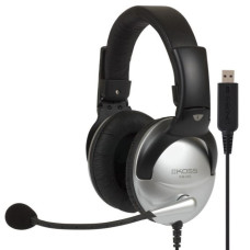 Koss Bezvadu austiņas Koss  Gaming headphones SB45 USB Wired, On-Ear, Microphone, USB Type-A, Noise canceling, Silver/Black