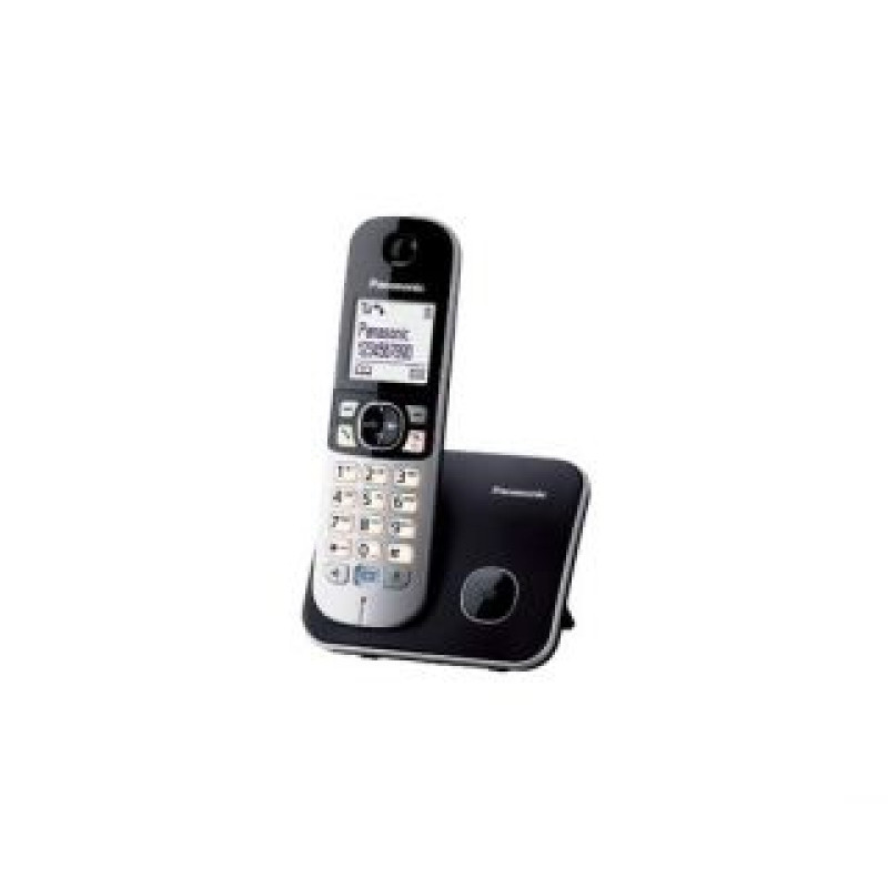 Panasonic Telefona aparāts Panasonic  Cordless KX-TG6811FXB Black, Caller ID, Wireless connection, Phonebook capacity 120 entries, Conference call, Built-in display, Speakerphone