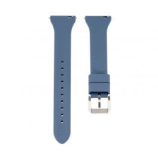 Connect Siksniņa Connect  20mm T-buckle Silicone Loop Watch Strap (130mm M/L) Blue