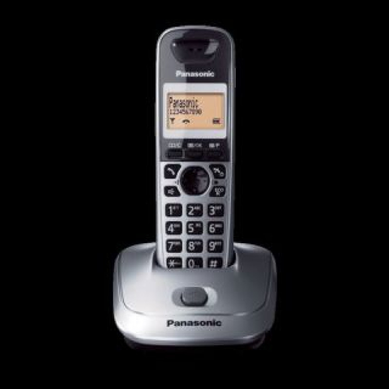 Panasonic Telefona aparāts Panasonic  KX-TG2511FXM Backlight buttons, Black, Caller ID, Wireless connection, Phonebook capacity 100 entries, Built-in display, Speakerphone