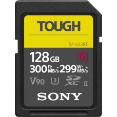 Sony Atmiņas kartes Sony  Tough Memory Card UHS-II 128 GB, SDXC, Flash memory class 10