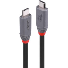 Lindy Kabelis LINDY  CABLE USB4 240W TYPE C 2M/40GBPS ANTHRA LINE 36958