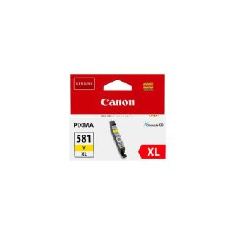 Canon Aksesuāri un izejmateriāli Canon  CLI-581XL YL 515 HC Ink Cartridge, Yellow