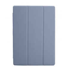 Connect Maciņš grāmata Connect  Galaxy Tab A9 Tablet case with imitate microfiber inside Lavender Gray