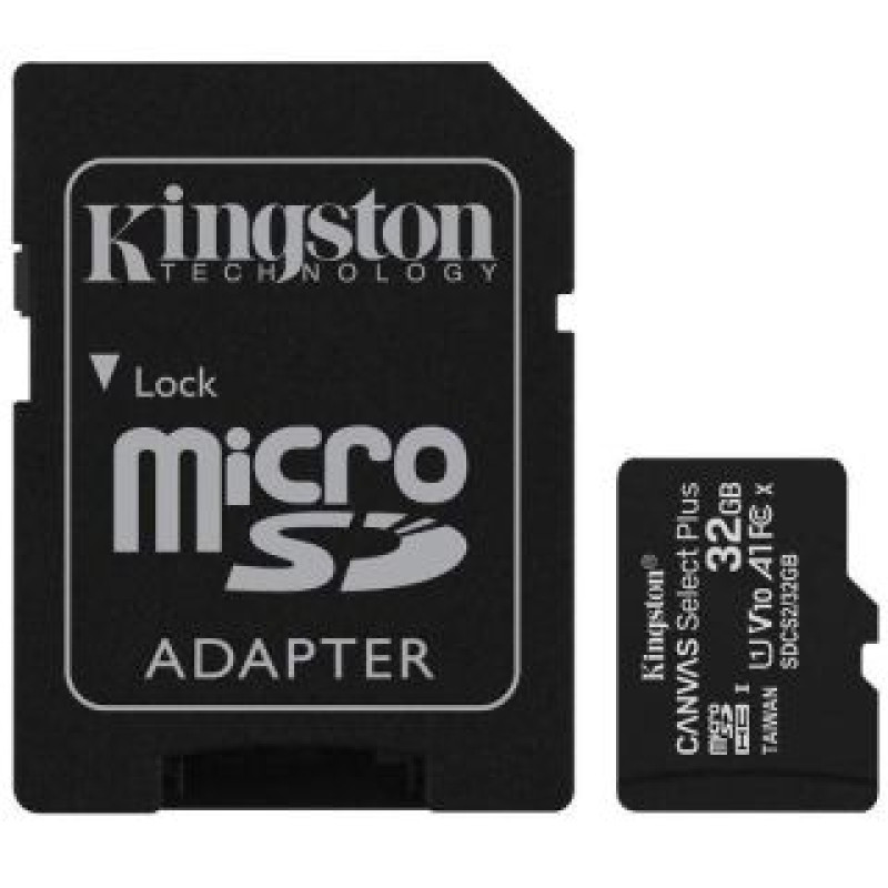 Kingston Cita datorprece Kingston  MEMORY MICRO SDHC 32GB UHS-I/W/ADAPTER SDCS2/32GB