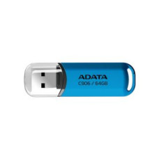 Adata Zibatmiņa ADATA  MEMORY DRIVE FLASH USB2 64GB/BLUE AC906-64G-RWB A-DATA