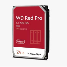 Western Digital Cietais disks HDD Western Digital  HDD||Red Pro|24TB|SATA|512 MB|7200 rpm|3,5