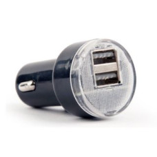 Energenie Kontrolieris EnerGenie  2-port USB car charger EG-U2C2A-CAR-02 Black, 2.1 A