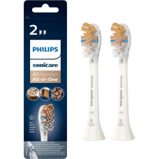 Philips Zobu birste Philips  Standard Sonic Toothbrush heads HX9092/10 A3 Premium All-in-One For adults, Number of brush heads included 2, White