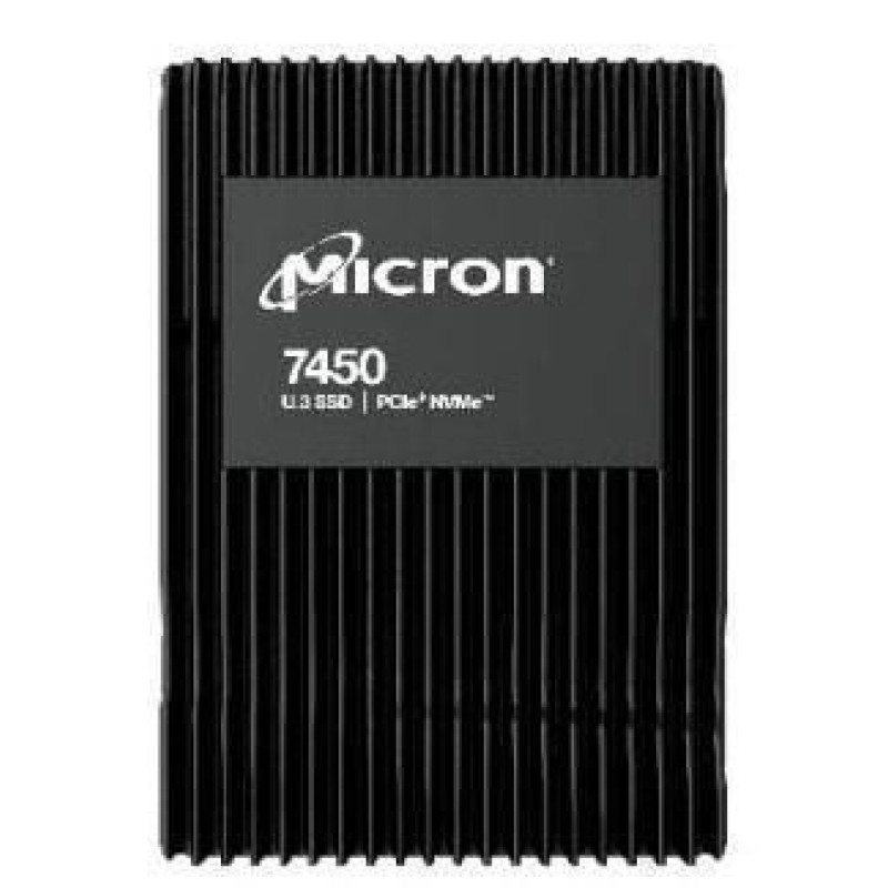 Micron Cietais disks SSD Micron  SSD||SSD series 7450 PRO|1.92TB|PCIE|NVMe|NAND flash technology TLC|Write speed 2700 MBytes/sec|Read speed 6800 MBytes/sec|Form Factor U.3|TBW 3500 TB|MTFDKCC1T9TFR1BC1ZABYYR