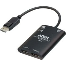 Aten Serveru  - Citi piederumi Aten  DisplayPort to 2 DisplayPort VS92DP-AT Black