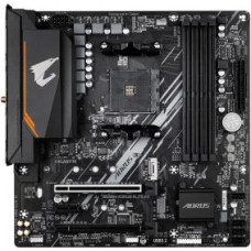 Gigabyte Pamatplate AMD procesorsiem Gigabyte  Mainboard||AMD B550|SAM4|Micro-ATX|Memory DDR4|Memory slots 4|1xPCI-Express 3.0 1x|1xPCI-Express 3.0 4x|1xPCI-Express 4.0 16x|2xM.2|1xDVI-D|1xHDMI|4xUSB 2.0|4xUSB 3.2|1xPS/2|1xRJ45|3xAudio port|B550MAORUSELIT