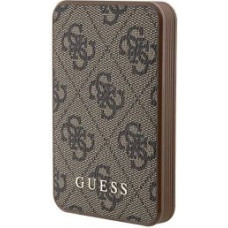 Guess Ārējais akumulators Guess  Power Bank MagSafe 5000mAh 4G PU Brown