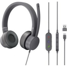 Lenovo Vadu austiņas Lenovo  Go Wired ANC Headset Built-in microphone, Over-Ear, Noice canceling, USB Type-C, Storm Grey