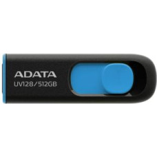 Adata Zibatmiņa ADATA  AUV128 512GB USB Flash Drive, Black/Blue