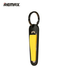 Remax Kabelis Remax  Mini Atslēgu piekariņš Lightning uz USB Black Yellow